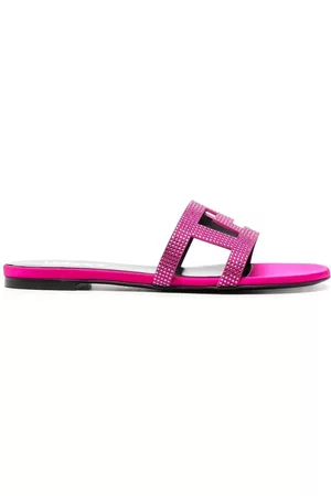 VERSACE Sandalias Greca Maze con cristales