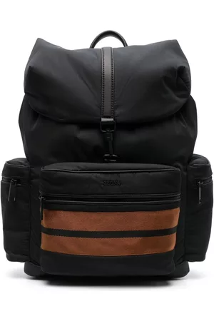 Ermenegildo Zegna Mochila con ribete a rayas