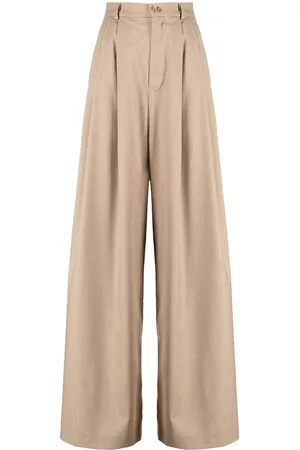 Natasha Zinko Pantalones anchos de talle alto