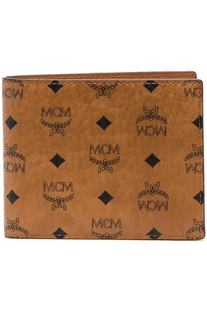 MCM Cartera plegable con logo