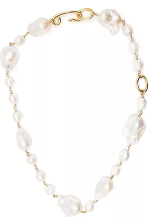 Jil Sander Collar con detalle de perlas