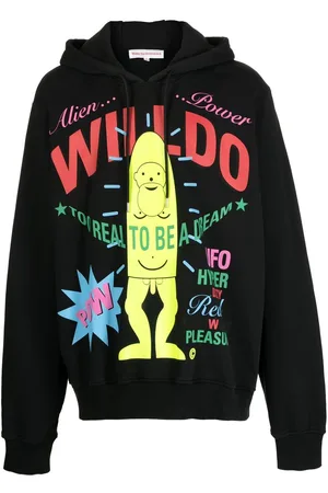 WALTER VAN BEIRENDONCK Sudadera con capucha y eslogan estampado