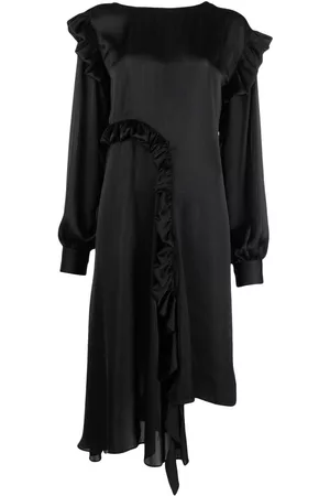 REMAIN Vestido largo con volantes