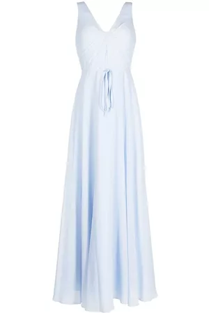 Marchesa Notte Vestido de fiesta con lazos en la espalda