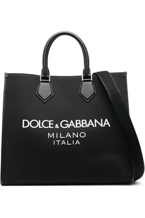 Dolce & Gabbana Bolso shopper grande con logo estampado