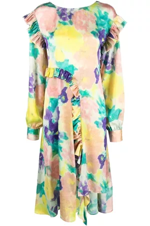 REMAIN Vestido largo con estampado floral