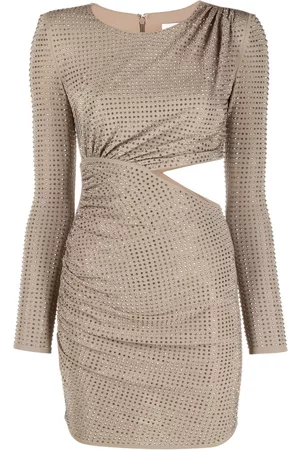 Self-Portrait Vestido corto con detalles de strass