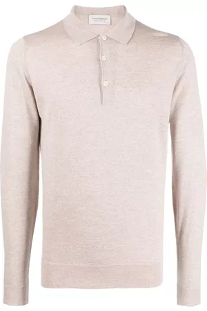 JOHN SMEDLEY Polo de punto de manga larga