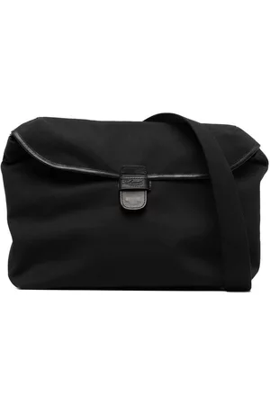 LEATHERSMITH OF LONDON Bolso messenger con logo en relieve