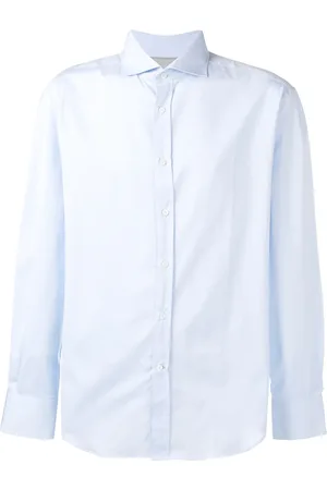Brunello Cucinelli Camisa con cuello italiano