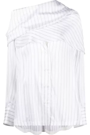 The Attico Camisa asimétrica a rayas