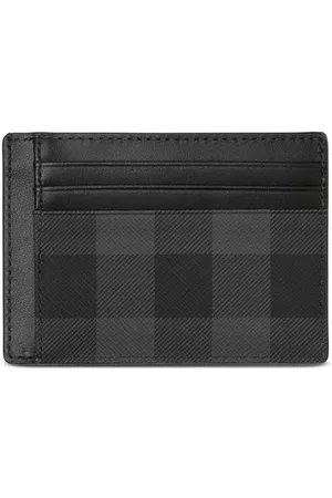 Burberry Tarjetero con estampado de cuadros