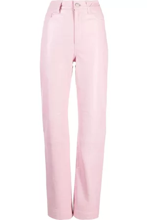 REMAIN Pantalones rectos de talle alto