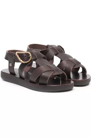Ancient Greek Sandals Sandalias Leonidas con puntera abierta