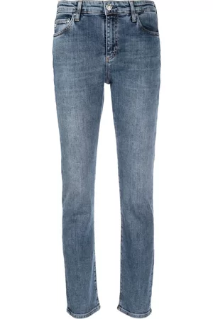 AG Jeans Vaqueros rectos de talle alto