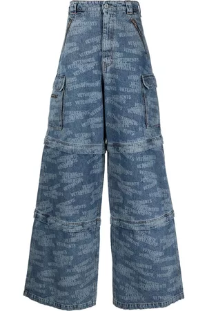 Vetements Vaqueros Transformer con logo estampado