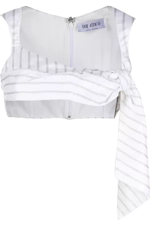The Attico Top corto con detalle de nudo
