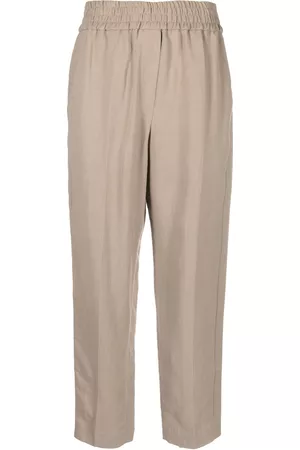 Brunello Cucinelli Pantalones de talle alto