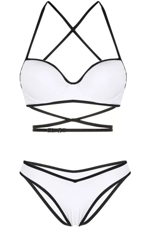 Noire Swimwear Bikini con tiras cruzadas