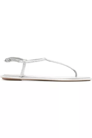RENE CAOVILLA Sandalias con apliques de cristal