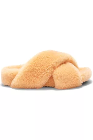 Jil Sander Sandalias con tiras cruzadas y pelo