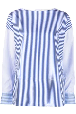 CO Blusa a rayas n diseño patchwork