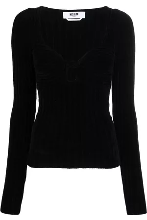 Msgm Top con frontal retorcido