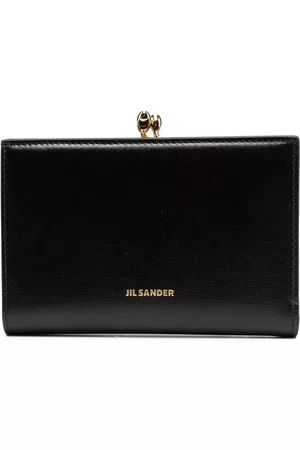 Jil Sander Cartera Goji con logo estampado