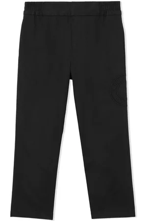 Burberry Pantalones con logo bordado