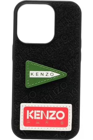 Kenzo Funda para iPhone 14 con parche del logo