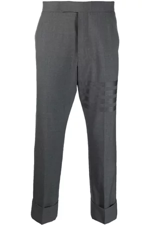 Thom Browne Pantalones capri a rayas