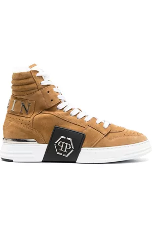 Philipp Plein Zapatillas altas con logo