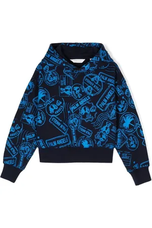 Palm Angels Sudadera con capucha y motivo gráfico