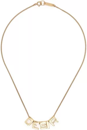 Isabel Marant Collar con charm de letra