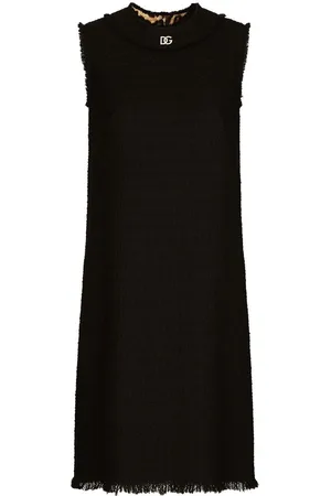 Dolce & Gabbana Vestido midi con logo DG