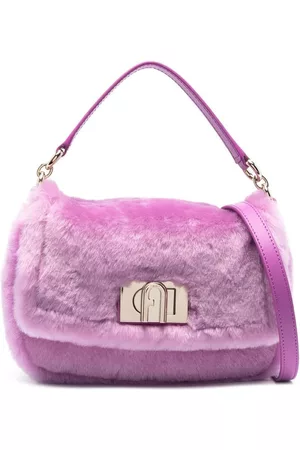 Furla Bolso satchel con pelo