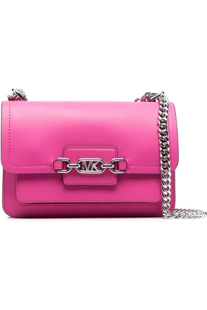 Michael Kors Bandolera Heather con placa del logo