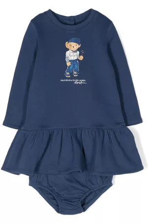Ralph Lauren Vestido con motivo Polo Bear