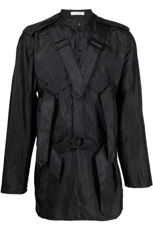 Nicolas Andreas Taralis Camisa con detalle de tira