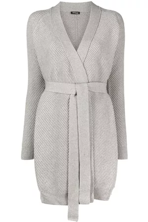 Kiton Cárdigan con cintura lazada