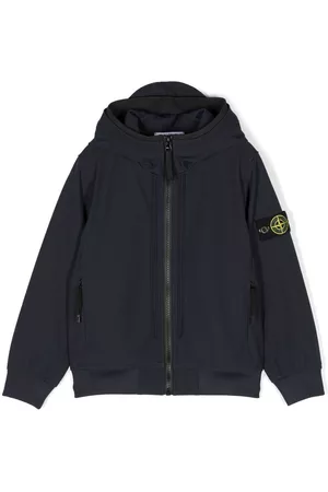 Stone Island Chaqueta con capucha y parche del logo