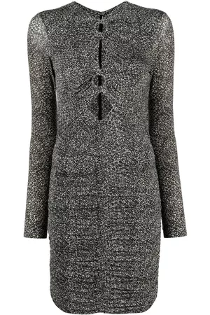 Isabel Marant Vestido corto Jana con detalle de aberturas