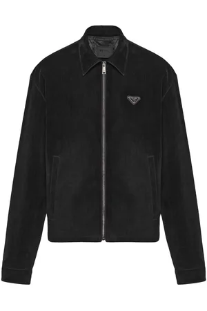 Prada Chaqueta tipo blusón con logo triangular