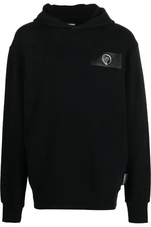 Philipp Plein Sudadera con capucha y parche del logo