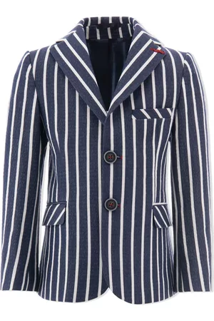 M. Moustache Blazer a rayas con botones