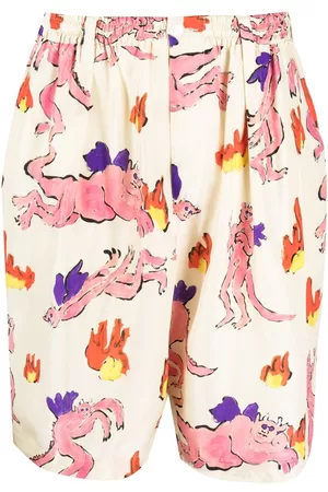 Marni Bermudas con estampado gráfico