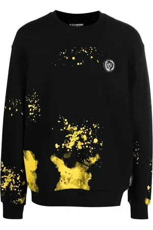 Philipp Plein Sudadera con efecto de salpicadura de pintura