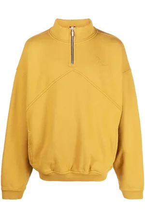 Rhude Sudadera con logo bordado y cremallera