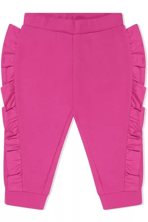Balmain Pantalones de chándal con volantes