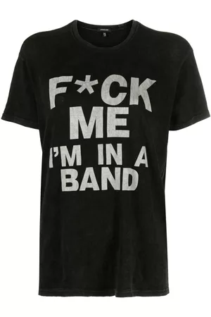 R13 Camiseta con eslogan estampado